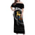 Aland Viking Drakkar Family Matching Off Shoulder Maxi Dress and Hawaiian Shirt Viking Blood - Wonder Print Shop