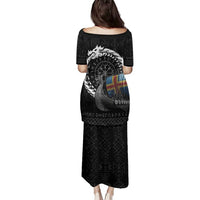 Aland Viking Drakkar Family Matching Puletasi and Hawaiian Shirt Viking Blood - Wonder Print Shop