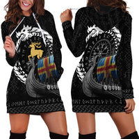 Aland Viking Drakkar Hoodie Dress Viking Blood - Wonder Print Shop