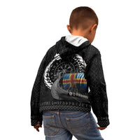 Aland Viking Drakkar Kid Hoodie Viking Blood - Wonder Print Shop