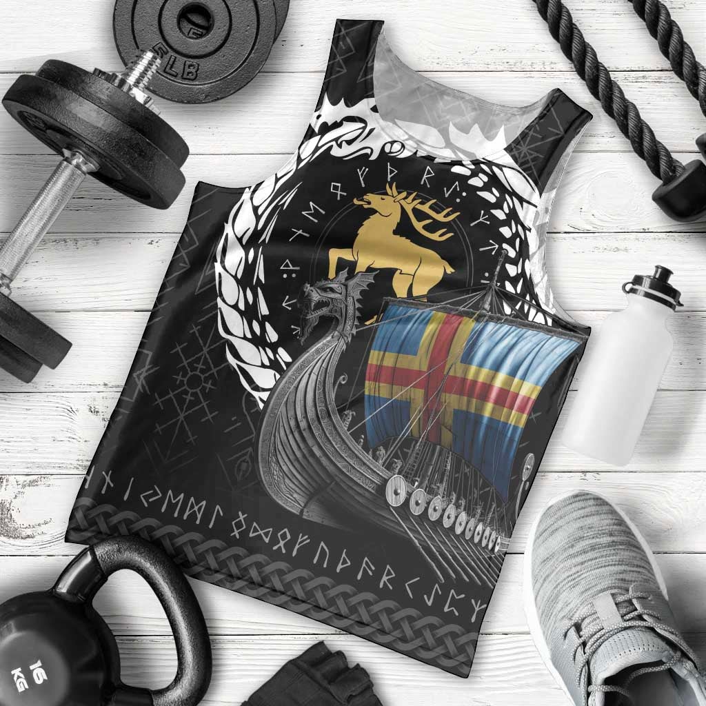 Aland Viking Drakkar Men Tank Top Viking Blood - Wonder Print Shop