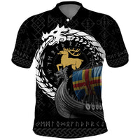 Aland Viking Drakkar Polo Shirt Viking Blood - Wonder Print Shop
