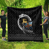 Aland Viking Drakkar Quilt Viking Blood - Wonder Print Shop