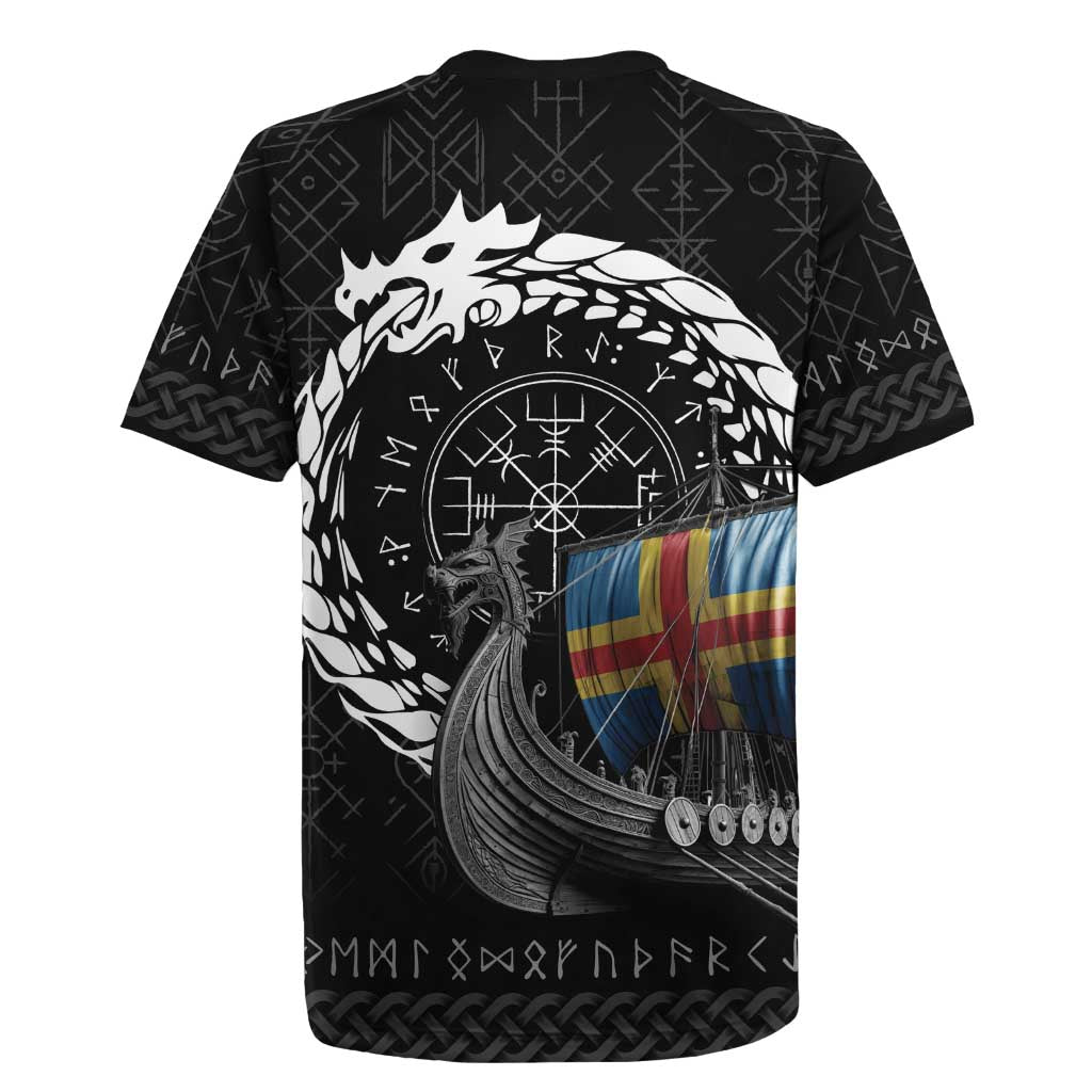 Aland Viking Drakkar Rugby Jersey Viking Blood - Wonder Print Shop