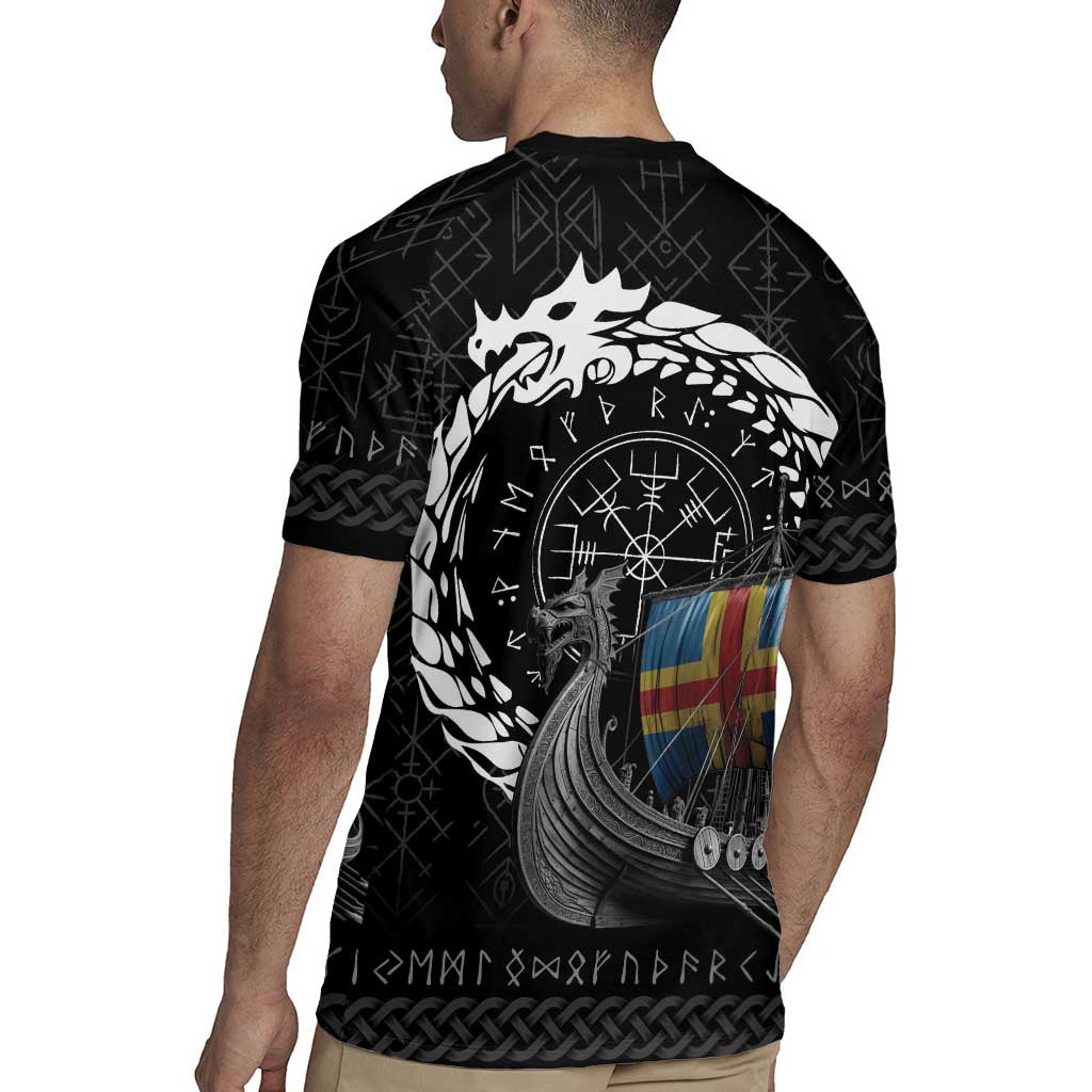 Aland Viking Drakkar Rugby Jersey Viking Blood - Wonder Print Shop