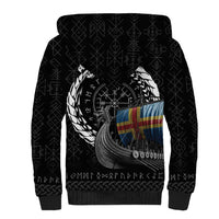 Aland Viking Drakkar Sherpa Hoodie Viking Blood - Wonder Print Shop
