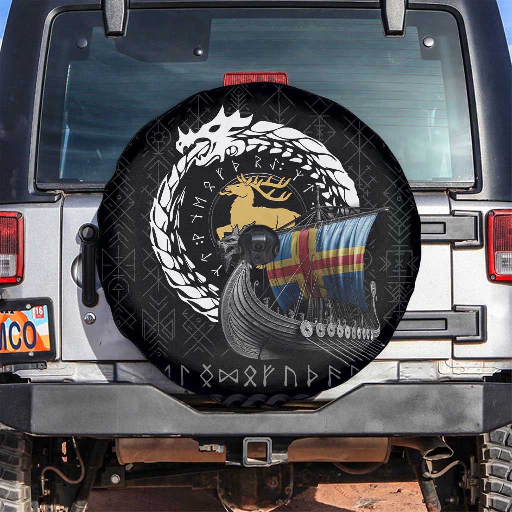 Aland Viking Drakkar Spare Tire Cover Viking Blood - Wonder Print Shop
