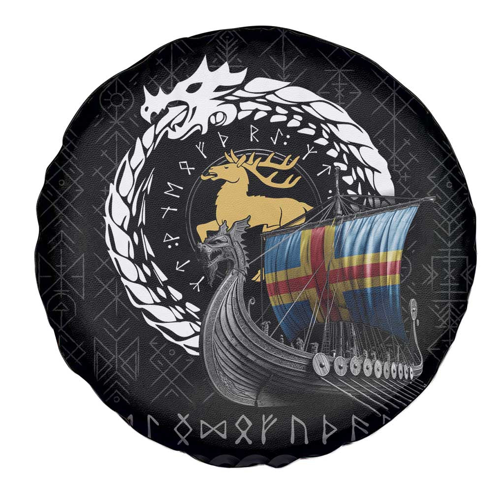 Aland Viking Drakkar Spare Tire Cover Viking Blood - Wonder Print Shop