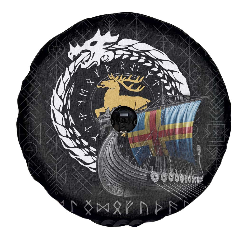 Aland Viking Drakkar Spare Tire Cover Viking Blood - Wonder Print Shop