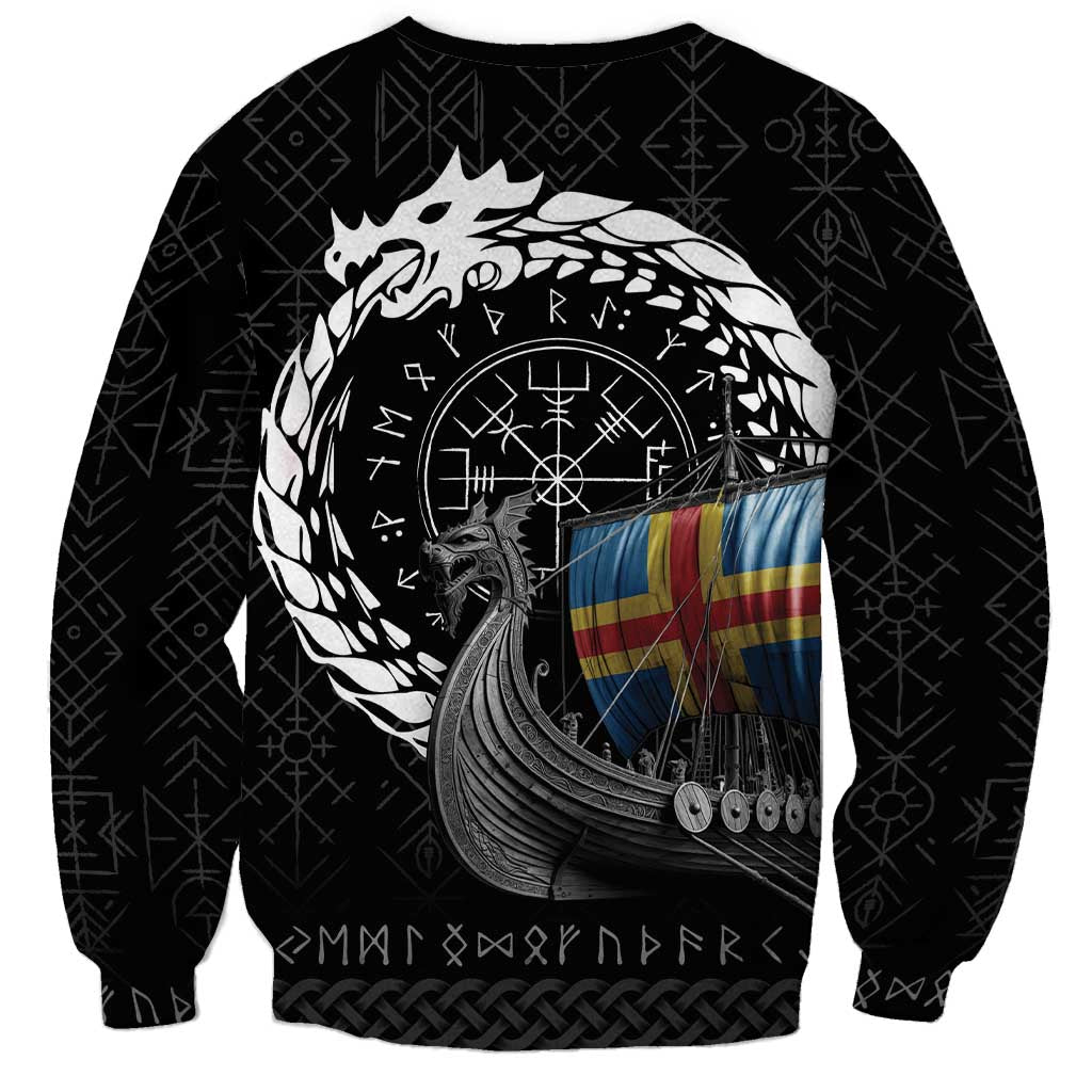 Aland Viking Drakkar Sweatshirt Viking Blood - Wonder Print Shop
