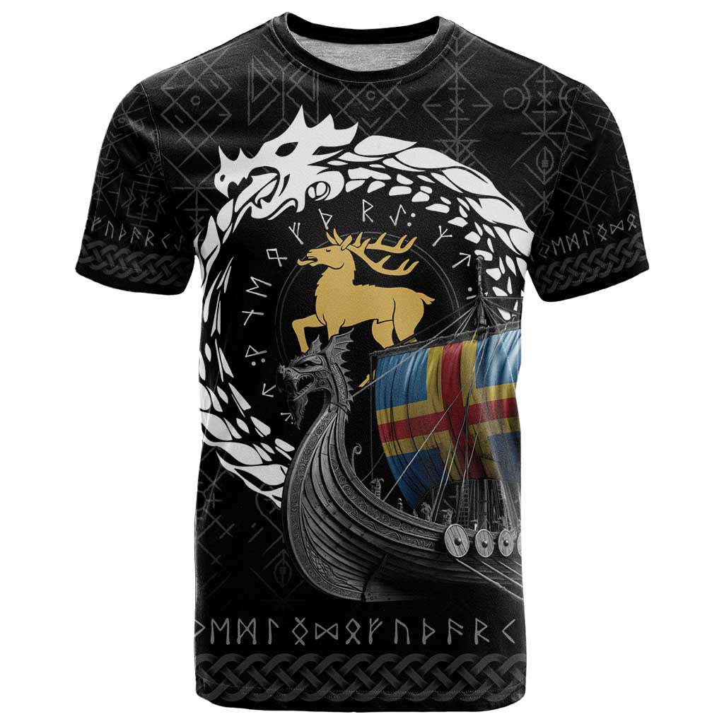 Aland Viking Drakkar T Shirt Viking Blood - Wonder Print Shop