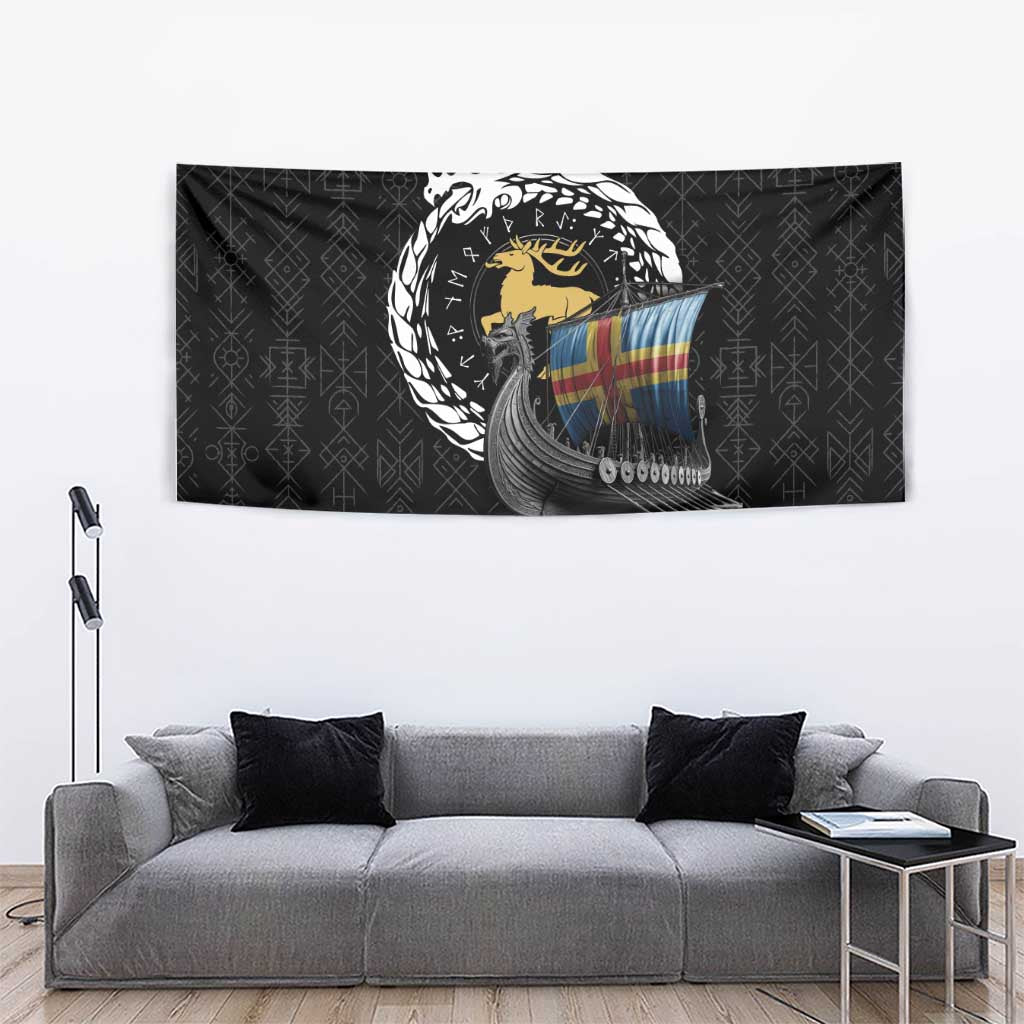 Aland Viking Drakkar Tapestry Viking Blood - Wonder Print Shop