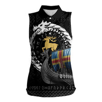 Aland Viking Drakkar Women Sleeveless Polo Shirt Viking Blood - Wonder Print Shop