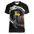 Aland Viking Drakkar Women V-Neck T-Shirt Viking Blood - Wonder Print Shop