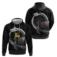 Aland Viking Drakkar Zip Hoodie Viking Blood - Wonder Print Shop
