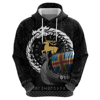 Aland Viking Drakkar Zip Hoodie Viking Blood - Wonder Print Shop