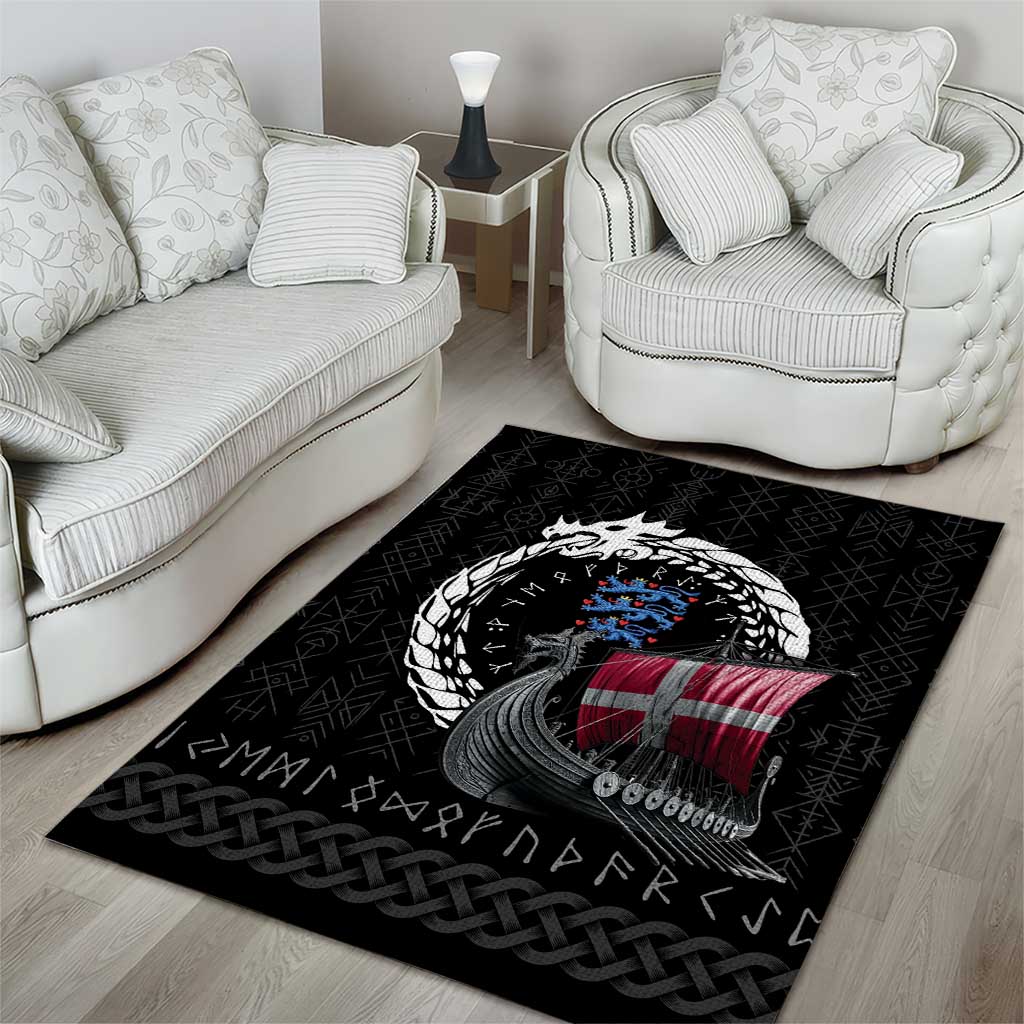 Denmark Viking Drakkar Area Rug Viking Blood - Wonder Print Shop
