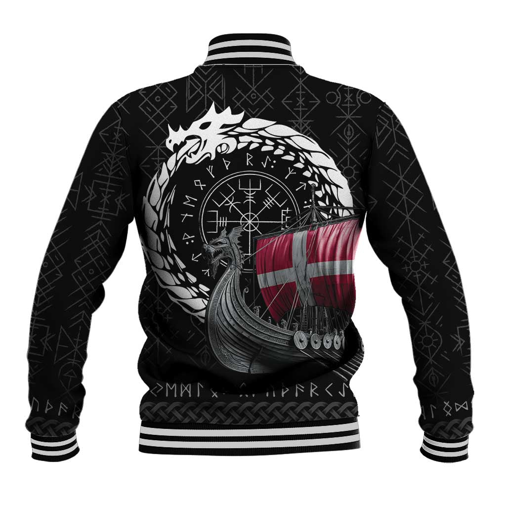 Denmark Viking Drakkar Baseball Jacket Viking Blood - Wonder Print Shop