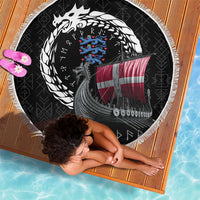 Denmark Viking Drakkar Beach Blanket Viking Blood - Wonder Print Shop