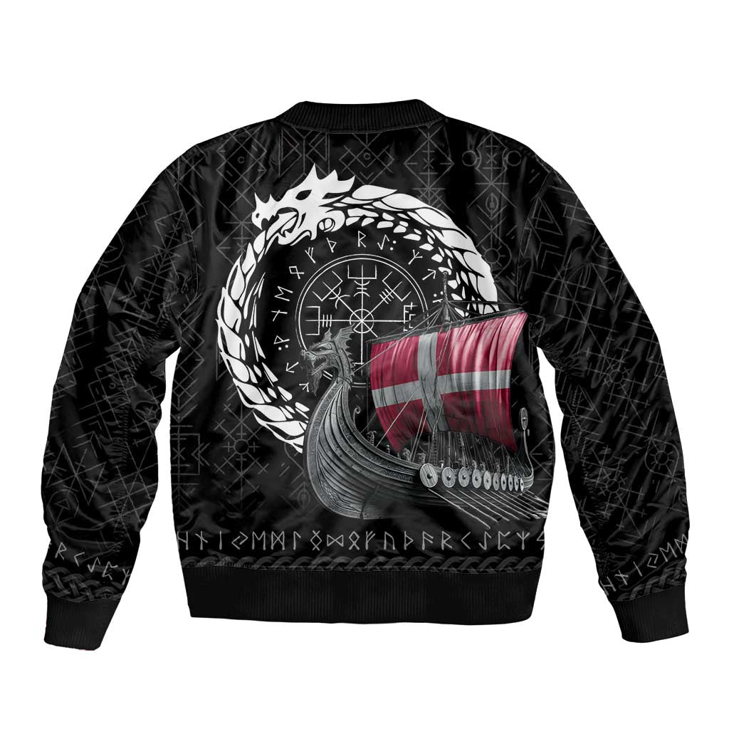 Denmark Viking Drakkar Bomber Jacket Viking Blood - Wonder Print Shop