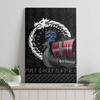 Denmark Viking Drakkar Canvas Wall Art Viking Blood - Wonder Print Shop