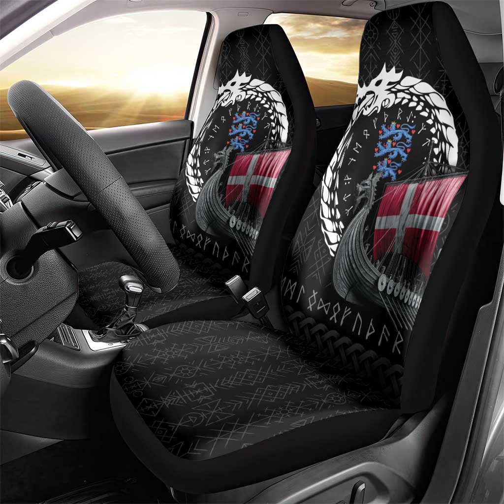 Denmark Viking Drakkar Car Seat Cover Viking Blood - Wonder Print Shop