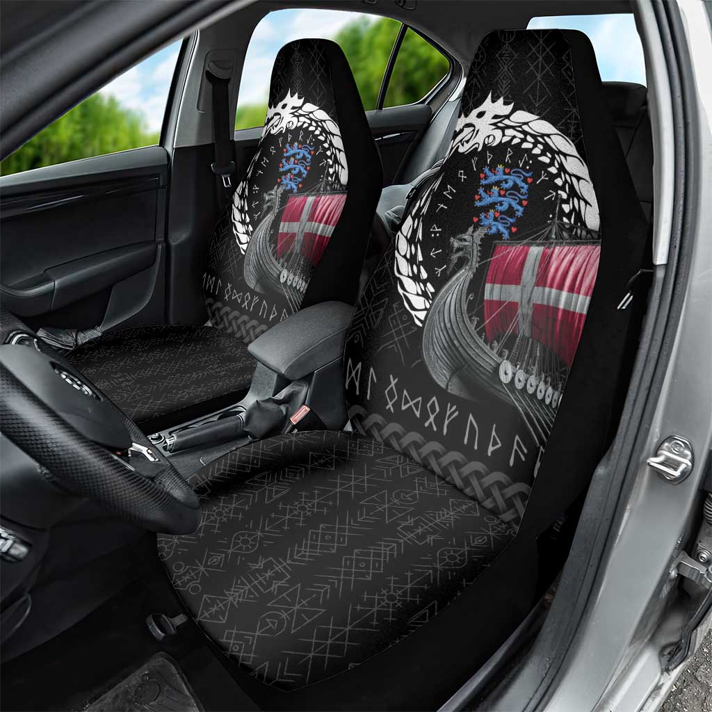 Denmark Viking Drakkar Car Seat Cover Viking Blood - Wonder Print Shop