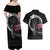Denmark Viking Drakkar Couples Matching Off Shoulder Maxi Dress and Hawaiian Shirt Viking Blood - Wonder Print Shop