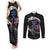 Denmark Viking Drakkar Couples Matching Tank Maxi Dress and Long Sleeve Button Shirt Viking Blood - Wonder Print Shop