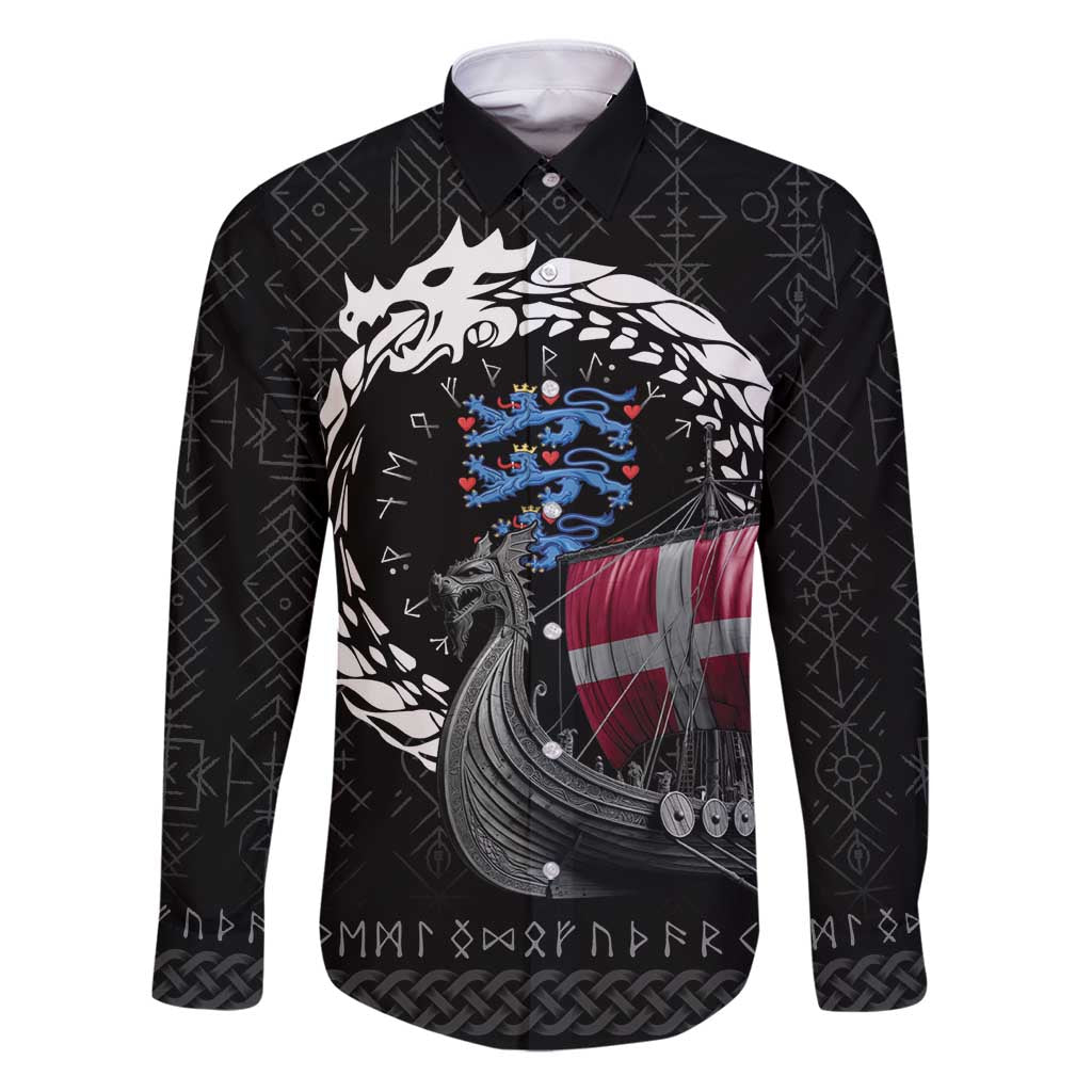 Denmark Viking Drakkar Family Matching Puletasi and Hawaiian Shirt Viking Blood - Wonder Print Shop