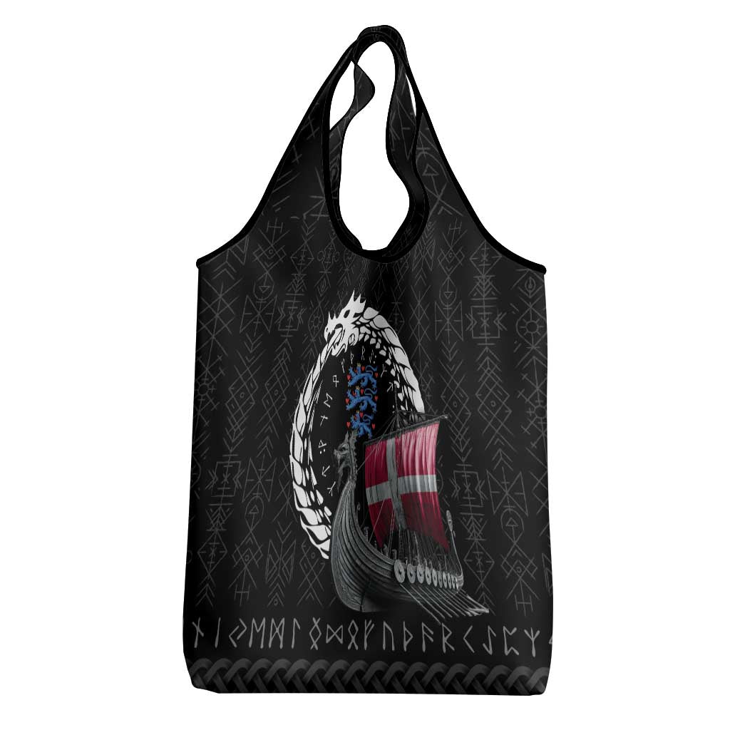 Denmark Viking Drakkar Grocery Bag Viking Blood - Wonder Print Shop