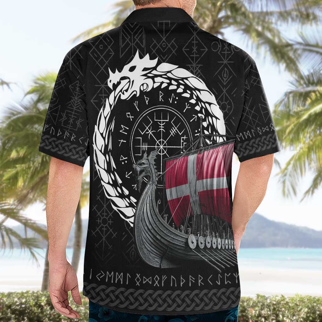 Denmark Viking Drakkar Hawaiian Shirt Viking Blood - Wonder Print Shop