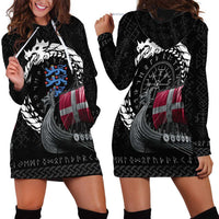 Denmark Viking Drakkar Hoodie Dress Viking Blood - Wonder Print Shop