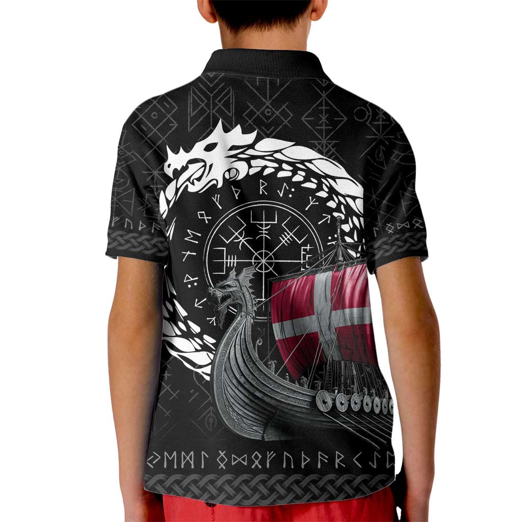 Denmark Viking Drakkar Kid Polo Shirt Viking Blood - Wonder Print Shop