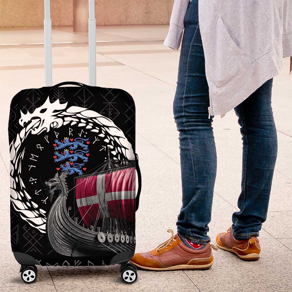 Denmark Viking Drakkar Luggage Cover Viking Blood - Wonder Print Shop