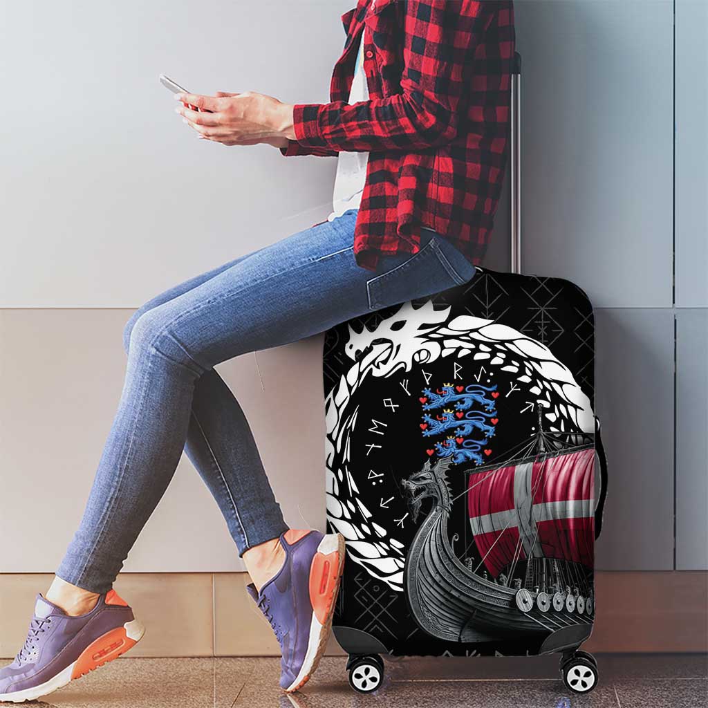 Denmark Viking Drakkar Luggage Cover Viking Blood - Wonder Print Shop