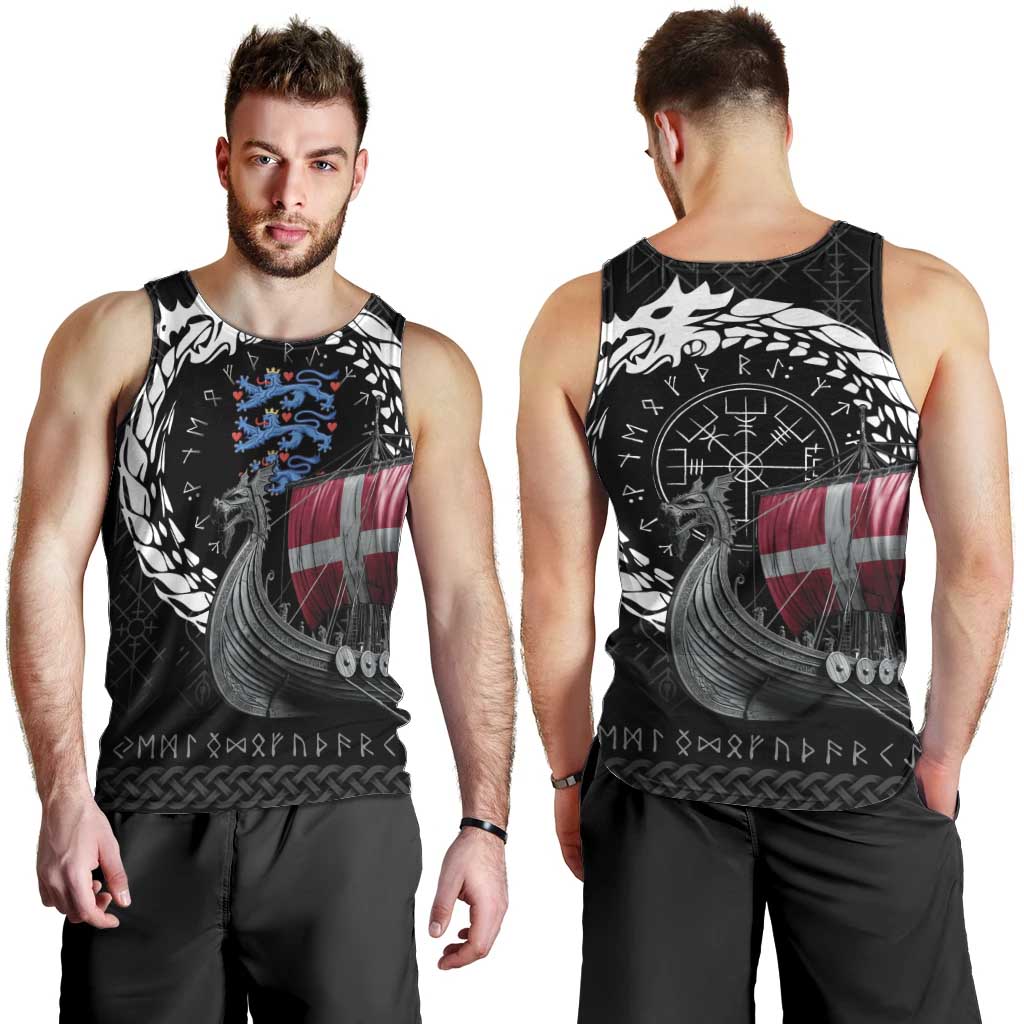 Denmark Viking Drakkar Men Tank Top Viking Blood - Wonder Print Shop