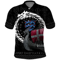 Denmark Viking Drakkar Polo Shirt Viking Blood - Wonder Print Shop