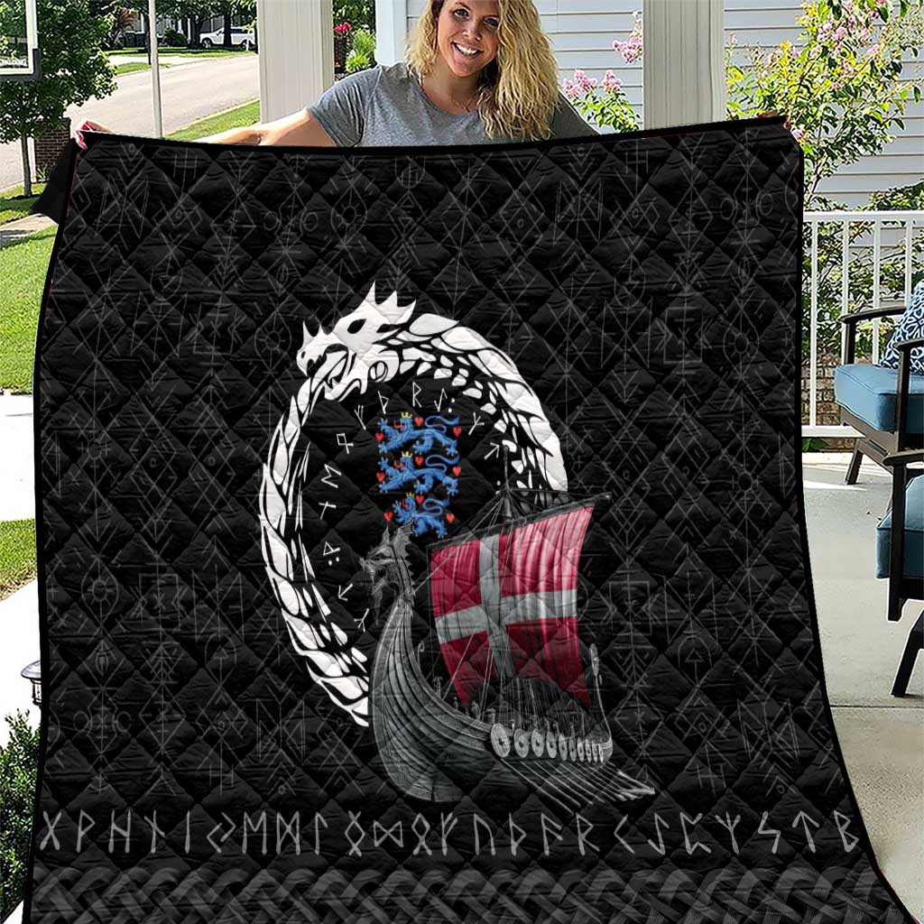 Denmark Viking Drakkar Quilt Viking Blood - Wonder Print Shop