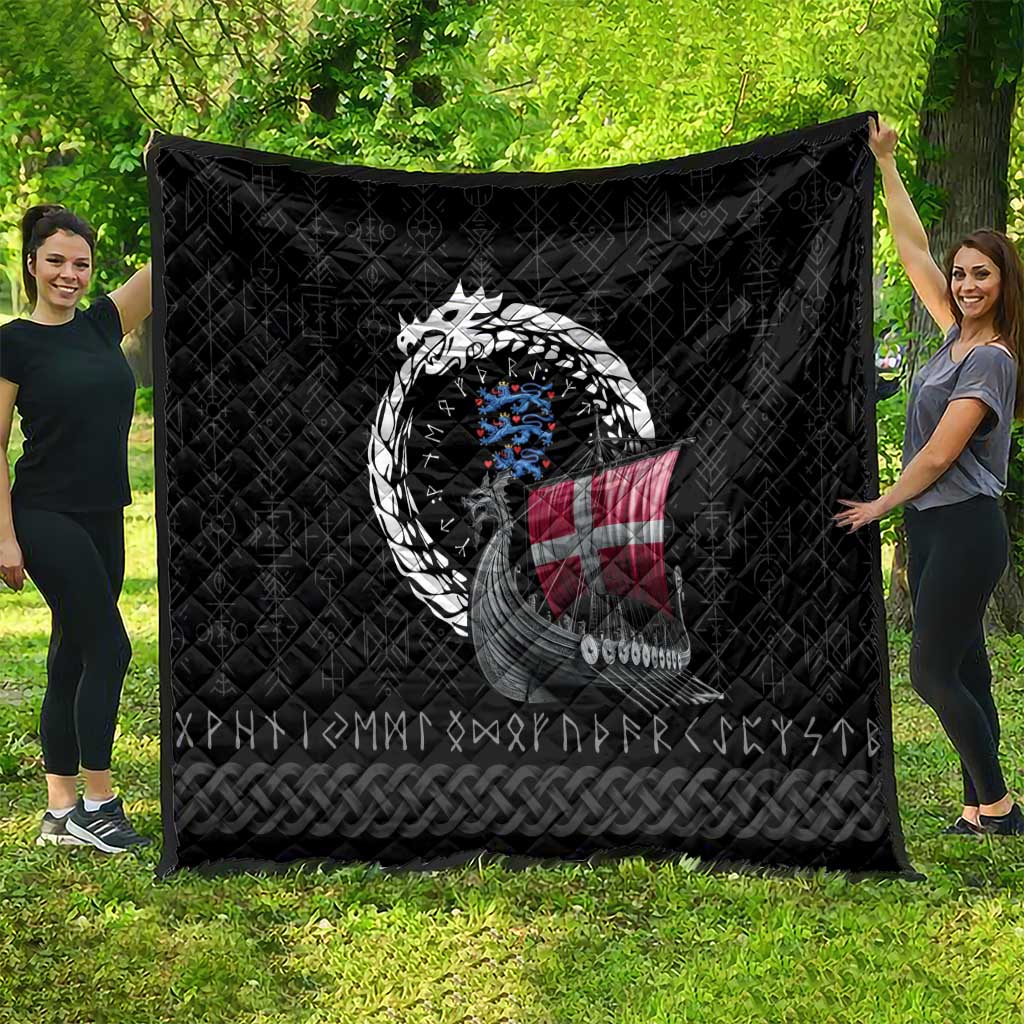 Denmark Viking Drakkar Quilt Viking Blood - Wonder Print Shop