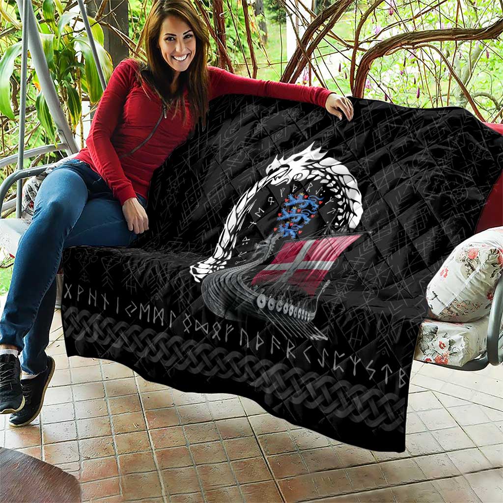 Denmark Viking Drakkar Quilt Viking Blood - Wonder Print Shop