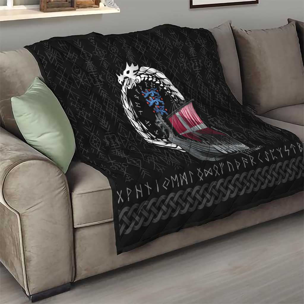 Denmark Viking Drakkar Quilt Viking Blood - Wonder Print Shop