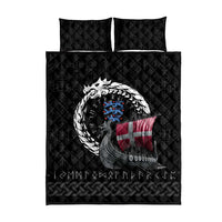 Denmark Viking Drakkar Quilt Bed Set Viking Blood - Wonder Print Shop