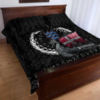 Denmark Viking Drakkar Quilt Bed Set Viking Blood - Wonder Print Shop