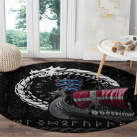 Denmark Viking Drakkar Round Carpet Viking Blood - Wonder Print Shop