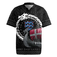 Denmark Viking Drakkar Rugby Jersey Viking Blood - Wonder Print Shop