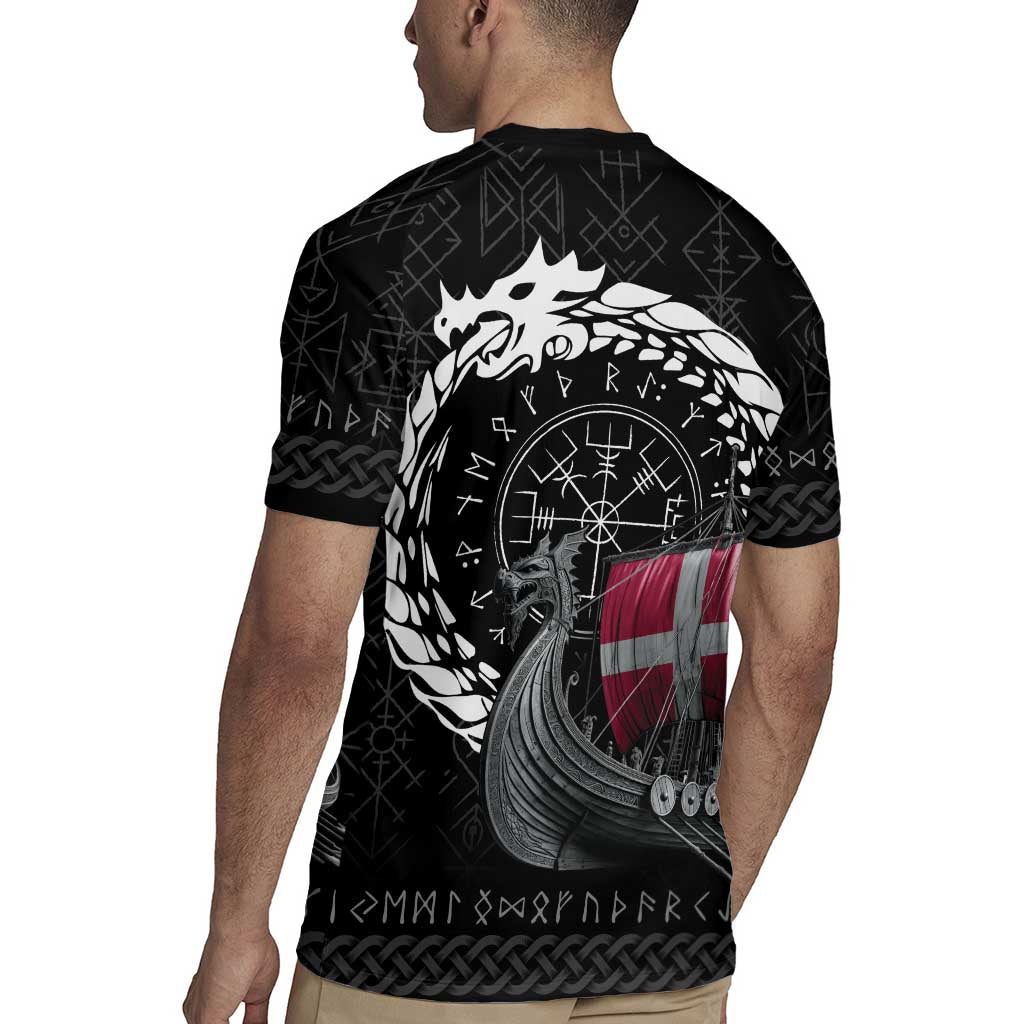 Denmark Viking Drakkar Rugby Jersey Viking Blood - Wonder Print Shop
