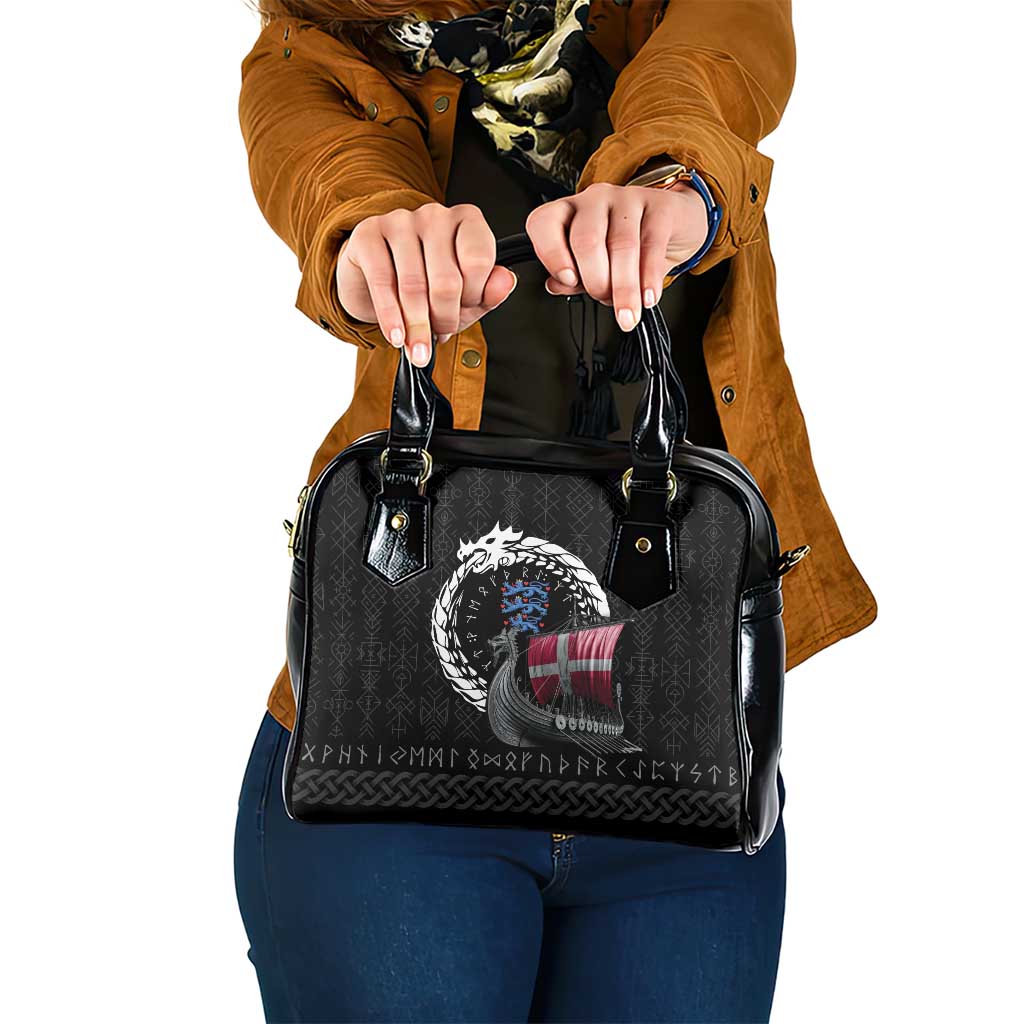 Denmark Viking Drakkar Shoulder Handbag Viking Blood - Wonder Print Shop