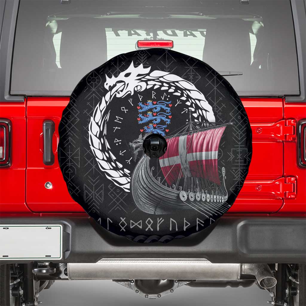 Denmark Viking Drakkar Spare Tire Cover Viking Blood - Wonder Print Shop