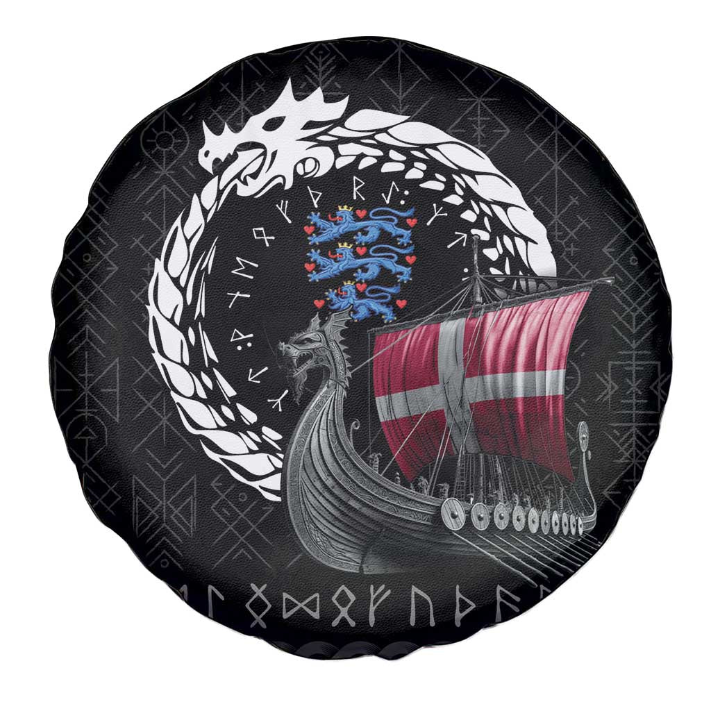 Denmark Viking Drakkar Spare Tire Cover Viking Blood - Wonder Print Shop